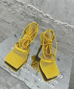 Shop Lena Jade Nova Mesh High Heel Shoes