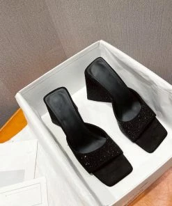 Shop Lena Jade Crystal Mule Shoes