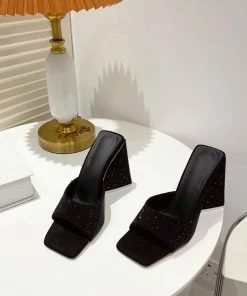 Shop Lena Jade Crystal Mule Shoes