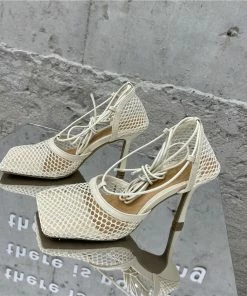 Shop Lena Jade Nova Mesh High Heel Shoes