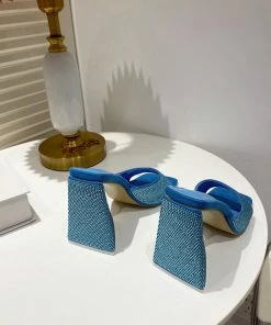 Shop Lena Jade Crystal Mule Shoes