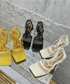 Shop Lena Jade Nova Mesh High Heel Shoes