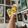 Shop Lena Jade Shoes White Smiley Fluffy Slippers 1 Shop Lena Jade Shoes White Smiley Fluffy Slippers