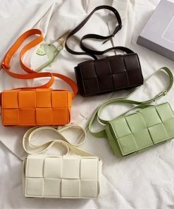 Shop Lena Jade Bags Woven Belt Bag