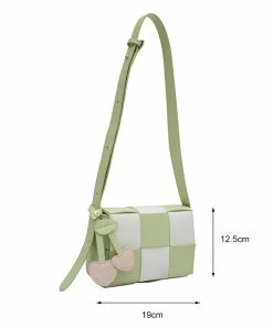 Shop Lena Jade Checkered Crossbody Bag