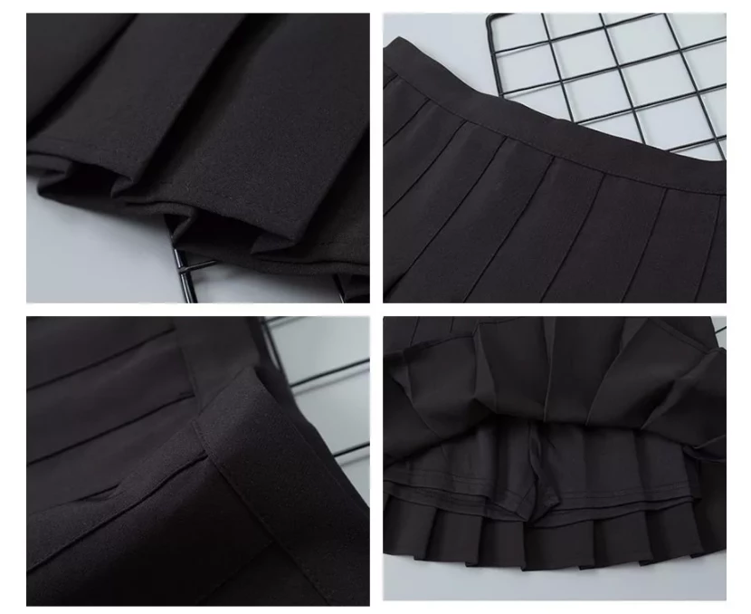 Shoplenajade Black Pleated Tennis Skirt Skirts 7 Shoplenajade Black Pleated Tennis Skirt Skirts