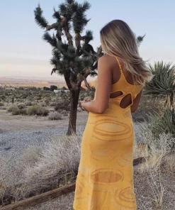 Shop Lena Jade Yellow Zuly Dress