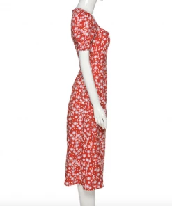 Shop Lena Jade Red Samantha Floral Dress Dresses