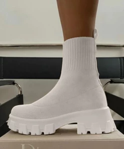 Shop Lena Jade Snow White Winter Day Sock Boot Shoe Shoes