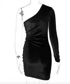 Shop Lena Jade Black Velvet Dreams Dress