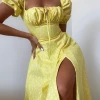 Shop Lena Jade Yellow Eloise Dress Dresses 1 Shop Lena Jade Yellow Eloise Dress Dresses