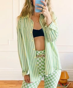 Shop Lena Jade Beachy Keen Button Down Shirt