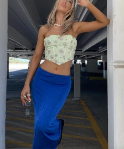 Shop Lena Jade Skirts Blue Tell Me Later Vintage Skirt