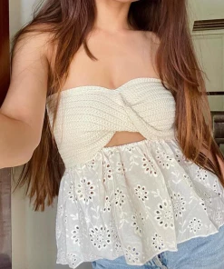 Shop Lena Jade Honey Strapless Top