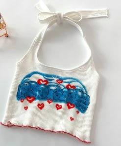 Shop Lena Jade Halter Tops Air-Brushed Halter Top