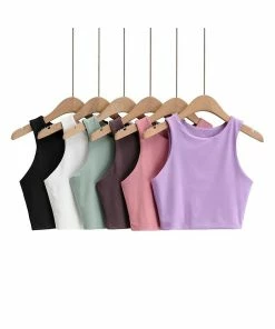 Shop Lena Jade Basic High Neck Tank The Basics Collection
