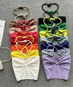 Shop Lena Jade Halter Tops Iggy Basic Halter Top