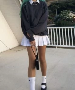 Shop Lena Jade White Pleated Tennis Skirt 10 Shop Lena Jade White Pleated Tennis Skirt