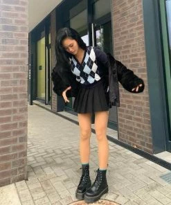 Shoplenajade Black Pleated Tennis Skirt Skirts 9 Shoplenajade Black Pleated Tennis Skirt Skirts