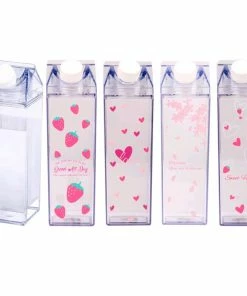 Shop Lena Jade Pink Hearts Milk Cartoon Bottle