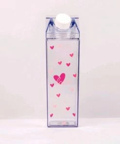 Shop Lena Jade Pink Hearts Milk Cartoon Bottle