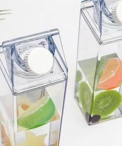 Shop Lena Jade Aesthetic Cups Clear Milk Cartoon Bottle