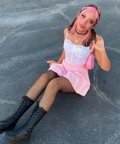 Shoplenajade White Lace Tank Tanks