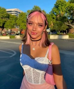 Shoplenajade White Lace Tank Tanks