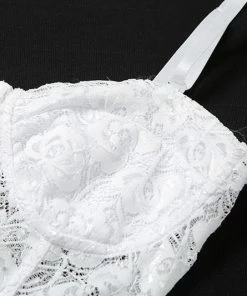 Shoplenajade White Lace Tank Tanks