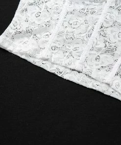 Shoplenajade White Lace Tank Tanks