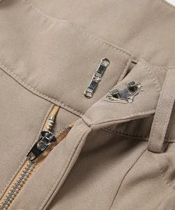 Shop Lena Jade Khaki Wide Leg Trousers