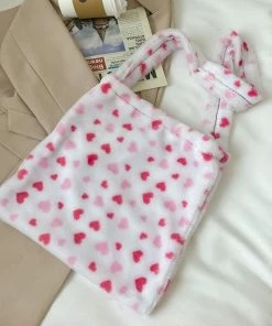 Shop Lena Jade Heart Fuzzy Bag Bags