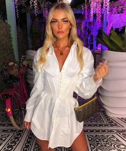 Shop Lena Jade Kendra Button Down Dress