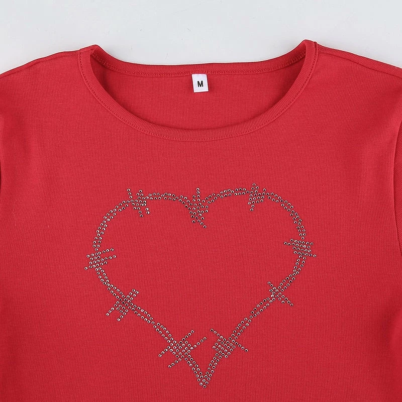 Shoplenajade Y2K Wire Heart Crop Top 12 Shoplenajade Y2K Wire Heart Crop Top