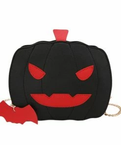 Shop Lena Jade Black Pumpkin Halloween Crossbody Bag Bags