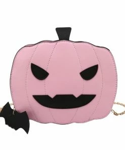 Shop Lena Jade Pink Pumpkin Halloween Crossbody Bag