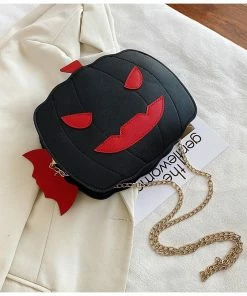 Shop Lena Jade Black Pumpkin Halloween Crossbody Bag Bags