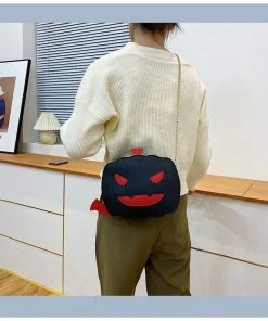 Shop Lena Jade Black Pumpkin Halloween Crossbody Bag Bags