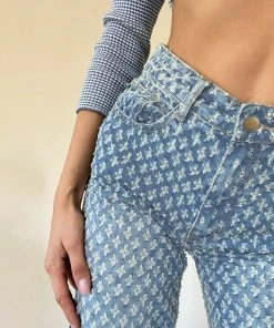 Shoplenajade Vintage Distressed Jeans Pants