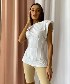 Shop Lena Jade White Daphne Corset