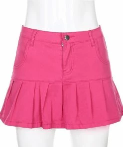 Shoplenajade Denim Pleated Skirt Skirts 27 Shoplenajade Denim Pleated Skirt Skirts