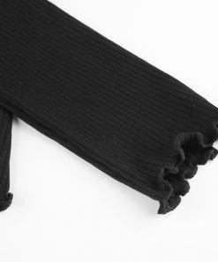 Shoplenajade Black Lace Long Sleeve Long Sleeves