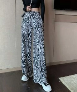 Shoplenajade Zebra Mom Pants