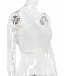 Shop Lena Jade Tanks One Shoulder Cotton Tank 15 Shop Lena Jade Tanks One Shoulder Cotton Tank