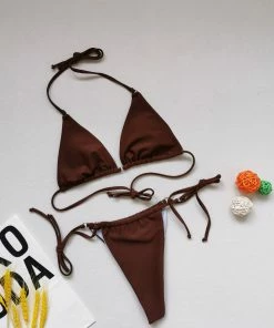 Shop Lena Jade Swimwear Coffee Rachel Bikini