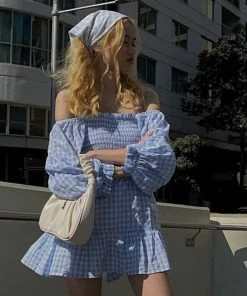 Shop Lena Jade Perry Gingham Dress Dresses