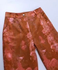 Shop Lena Jade Brown Tie Dye Pants