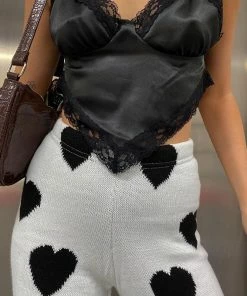 Shop Lena Jade Knitted Heart Pants