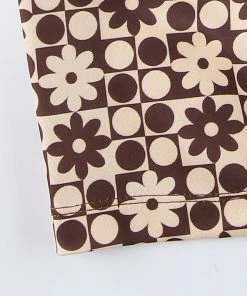 Shop Lena Jade Halter Tops Brown Lauren Floral Halter Top