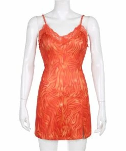 Shop Lena Jade Orange Lace Edge Dress Dresses 18 Shop Lena Jade Orange Lace Edge Dress Dresses